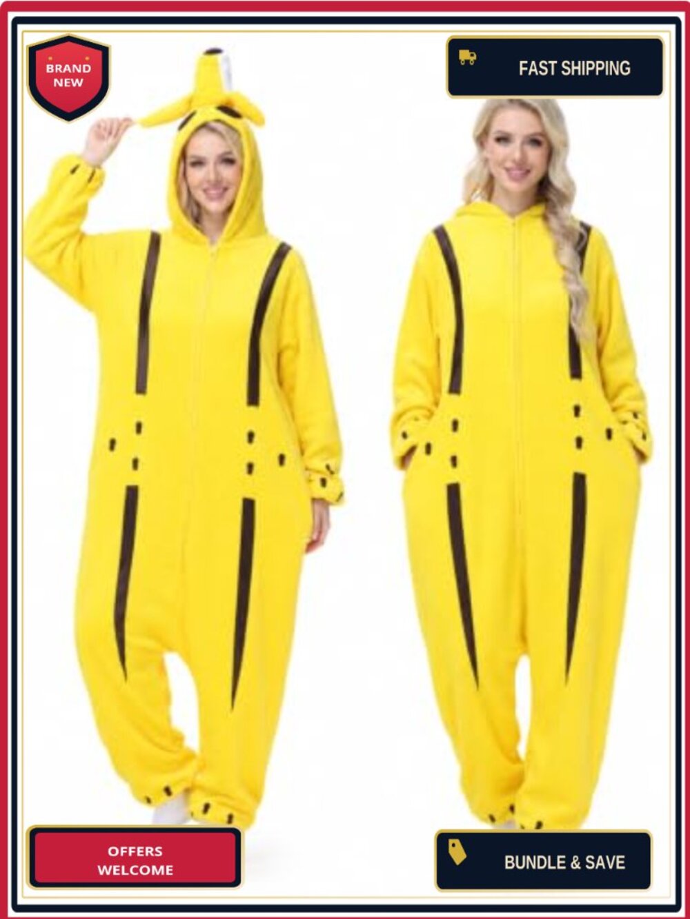 Unisex Flannel Animal Onesie Pajama Halloween Costume